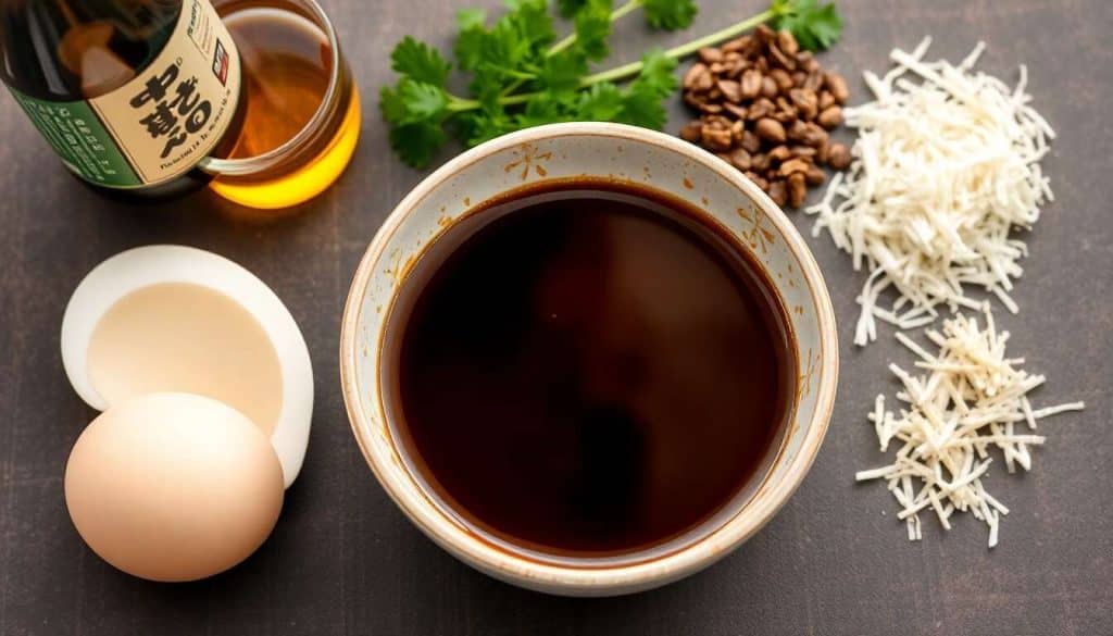 La sauce tare, ou Gogaku, est l'un des secret de l'assemblage subtil des ramen.