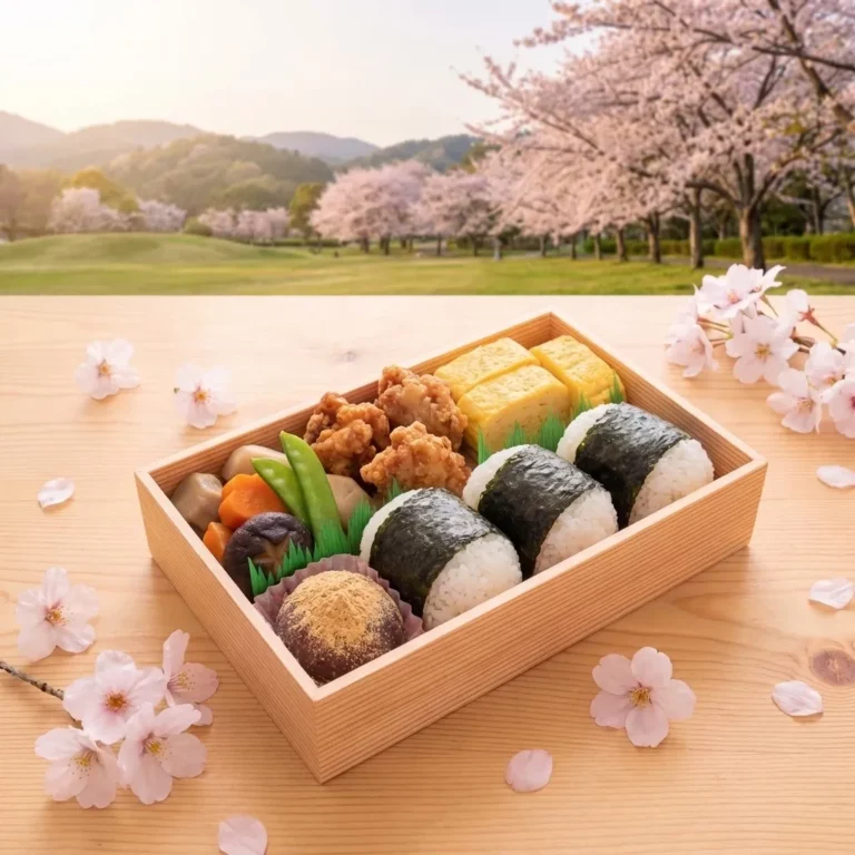 Le must des fêtes du printemps : le bento hanami !