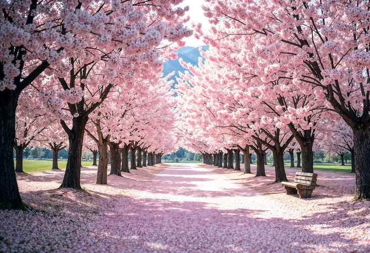 Admirer les allées de cerisiers pendant Hanami : un rituel de la culture japonaise.