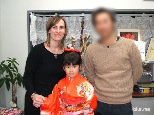 Une famille franco japonaise où la double culture fait partie de la vie de tous les jours.