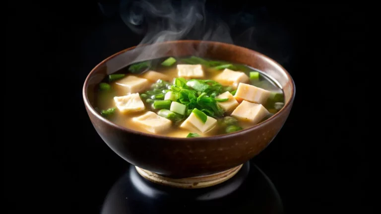 Soupe miso, bouillon traditionnel japonais - présentation