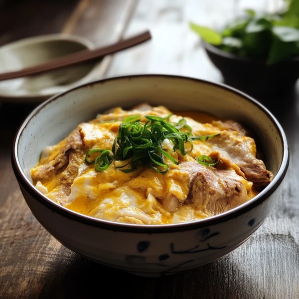 Oyakodon, bol de riz au poulet et à l'œuf