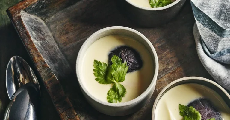 Chawanmushi, flan salé japonais aux œufs - présentation