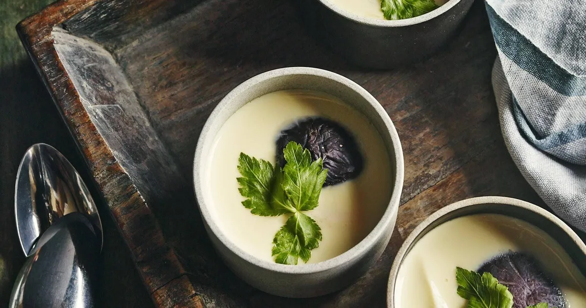 Chawanmushi, flan salé japonais aux œufs - présentation